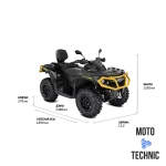 Квадроцикл BRP CAN-AM OUTLANDER MAX XT-P T 650 Квадроцикл BRP CAN-AM OUTLANDER MAX XT-P T 650